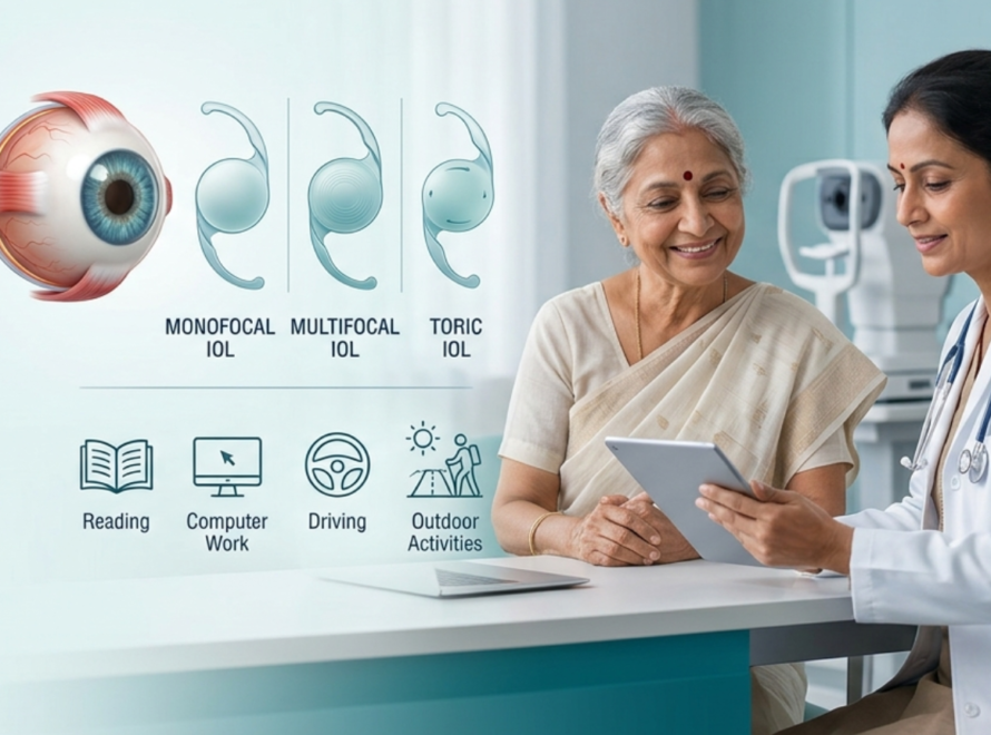 Monofocal vs Multifocal vs Toric IOL